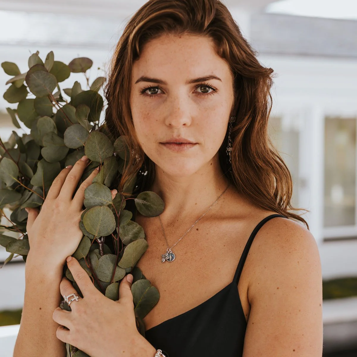 Pillar of Faith Sterling Silver Ring – Christian Jewelry - Blessed Bands