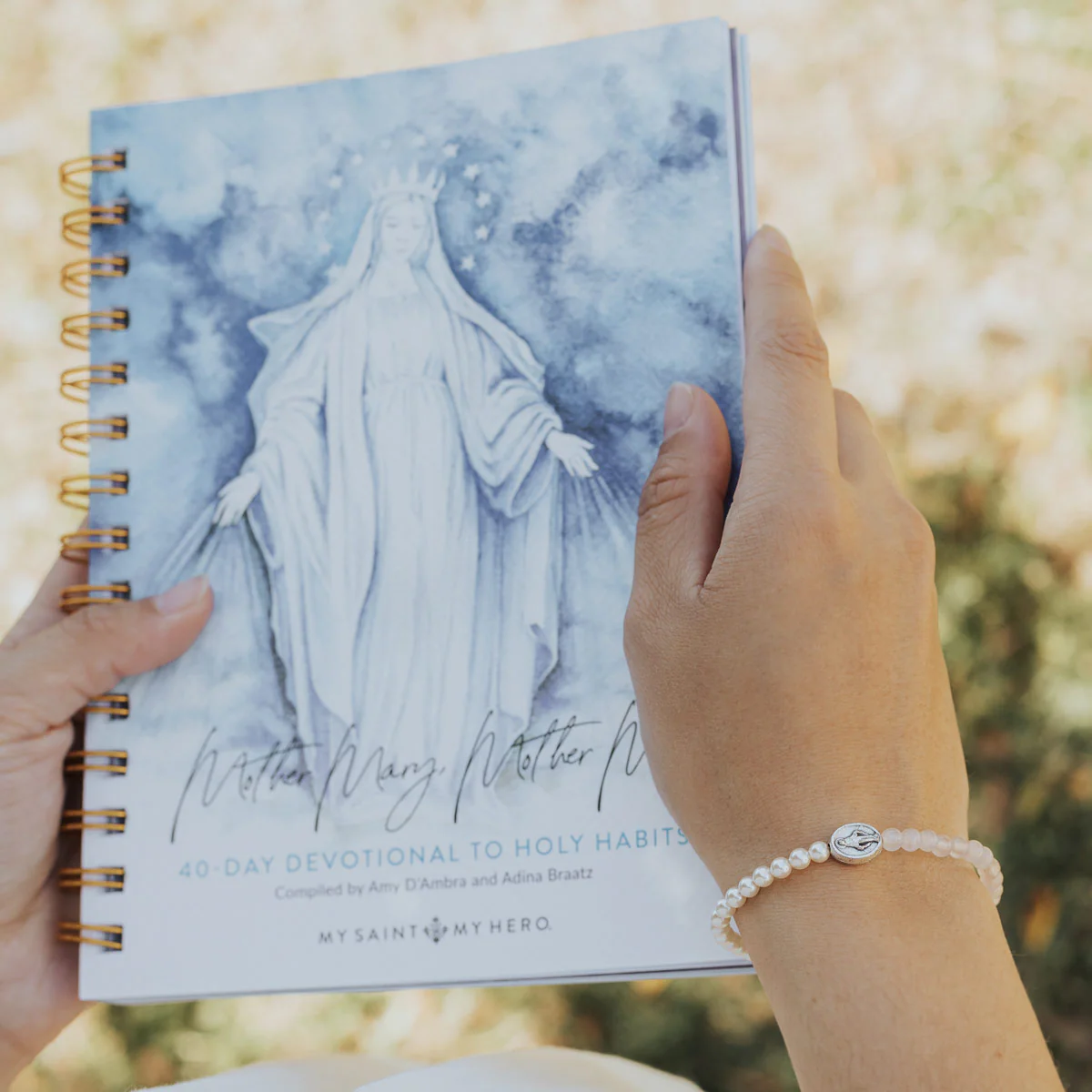 Mother Mary Devotional Journal & Bracelet Bundle – Faith - Blessed Bands