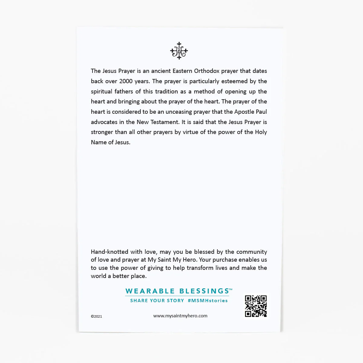 Jesus Prayer Bracelet – Faith, Love & Devotion - Blessed Bands