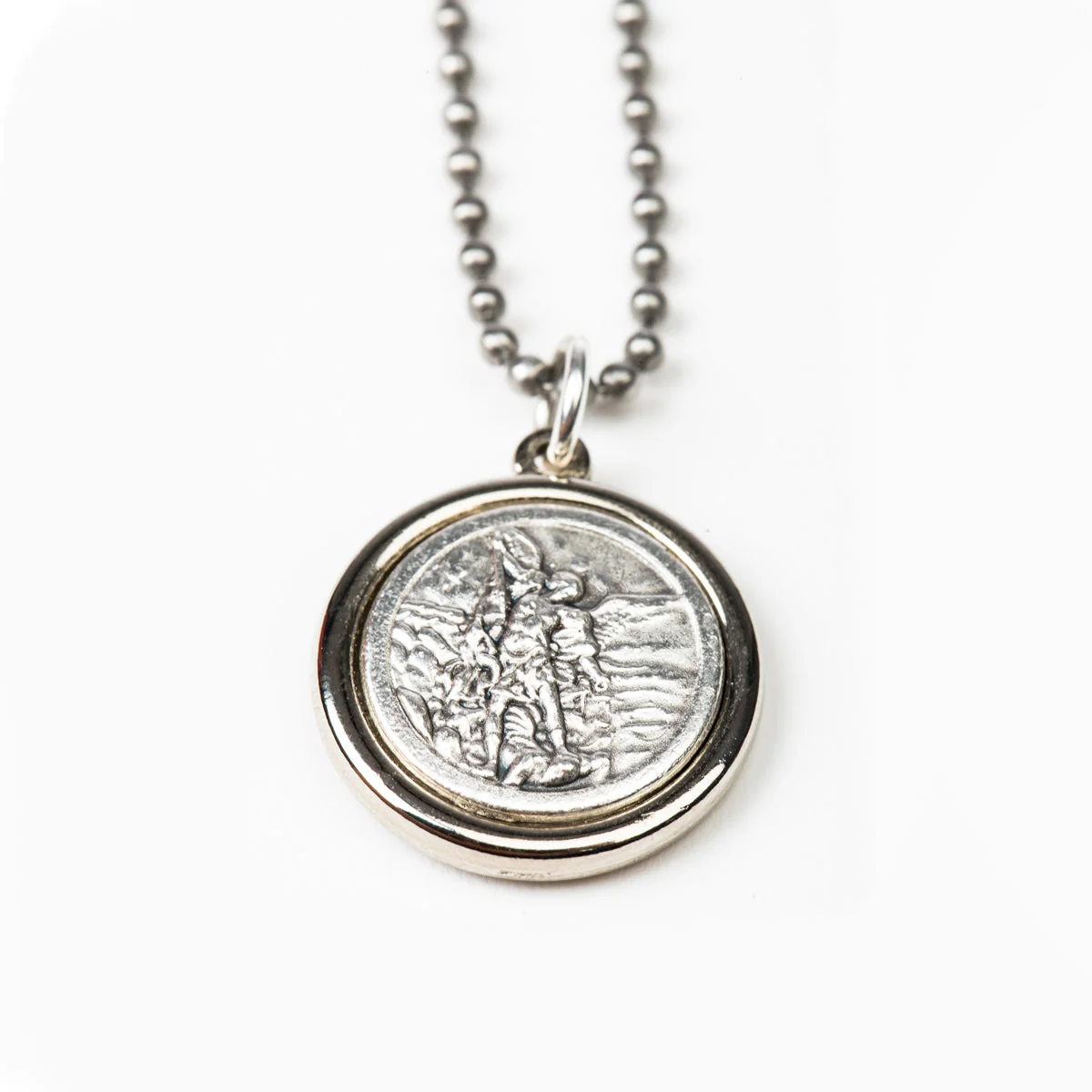 Archangel Michael & St. Christopher Necklace – Armor of Faith - Blessed Bands