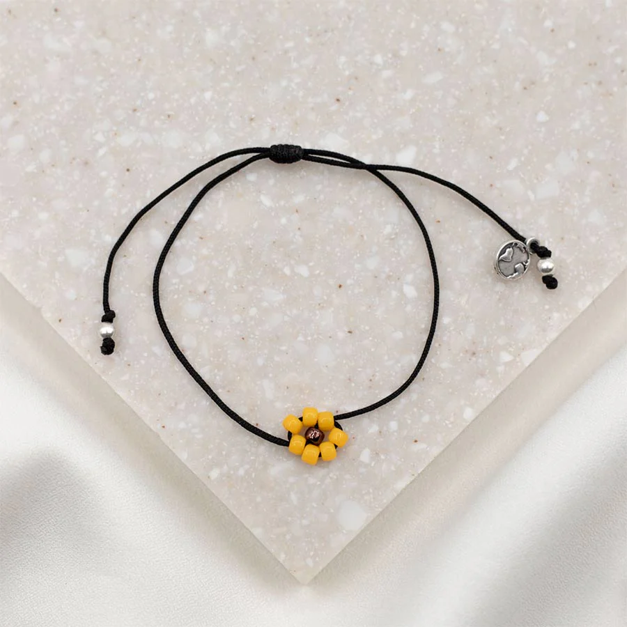 Hope Sunflower Bracelet for ALS Awareness & Support - Blessed Bands
