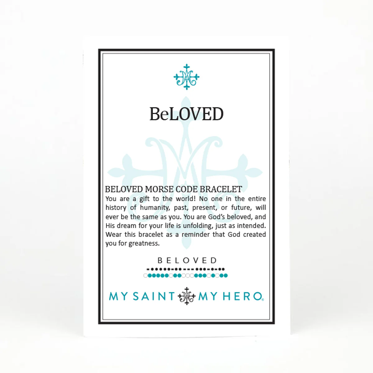 Beloved Morse Code Bracelet – Faith & Loving Reminder - Blessed Bands