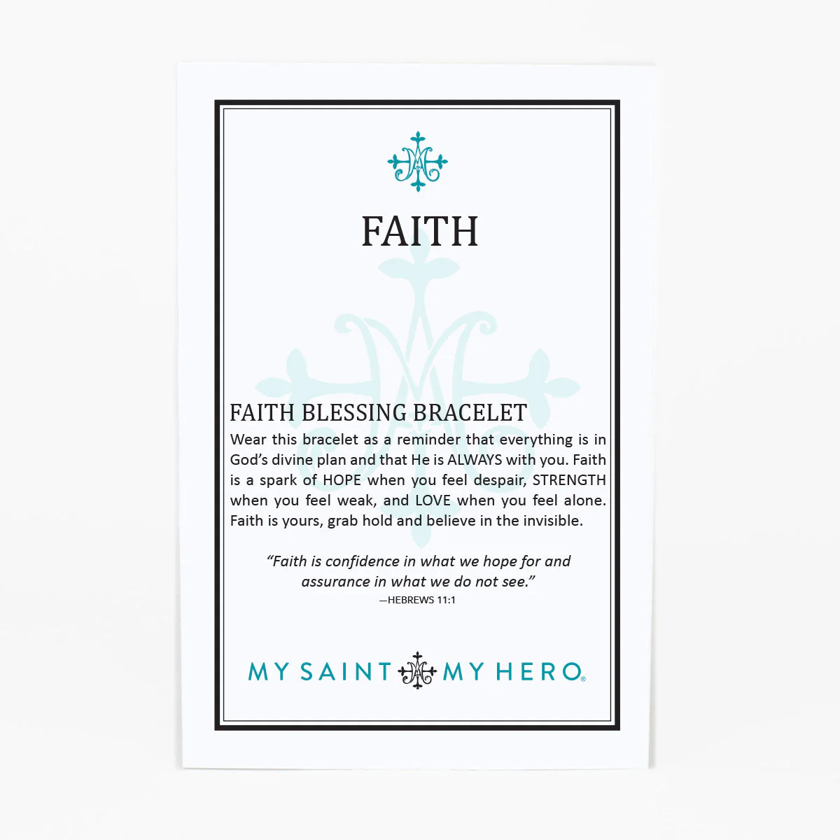 Faith Blessing Bracelet – Hope, Trust & Grace - Blessed Bands