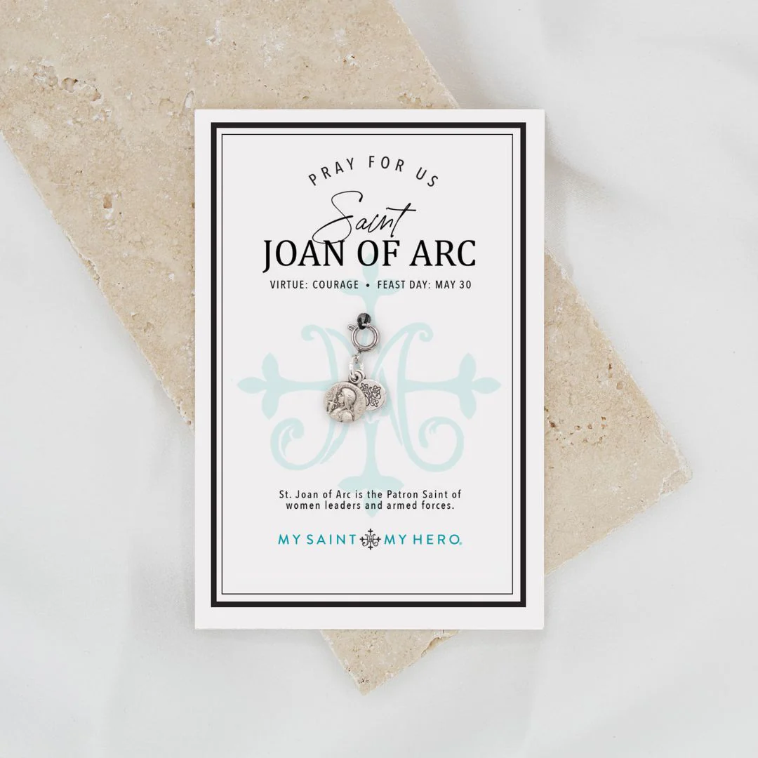 Saint Joan of Arc Christian Medal Necklace - Blessed Bands