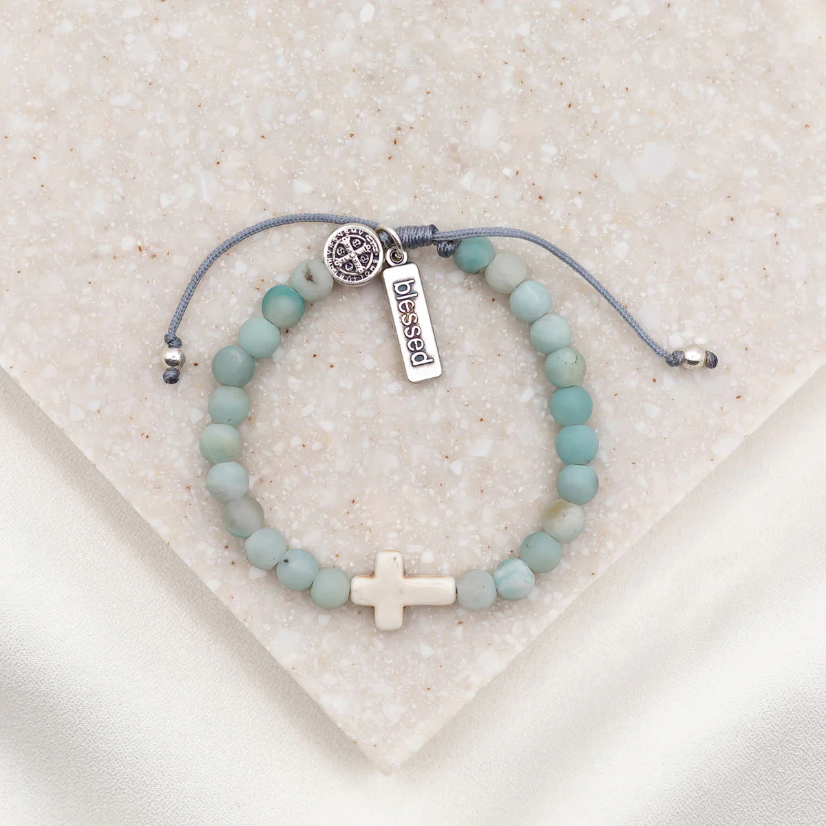 Divine Grace Cross Bracelet of Faith & Hope - Blessed Bands