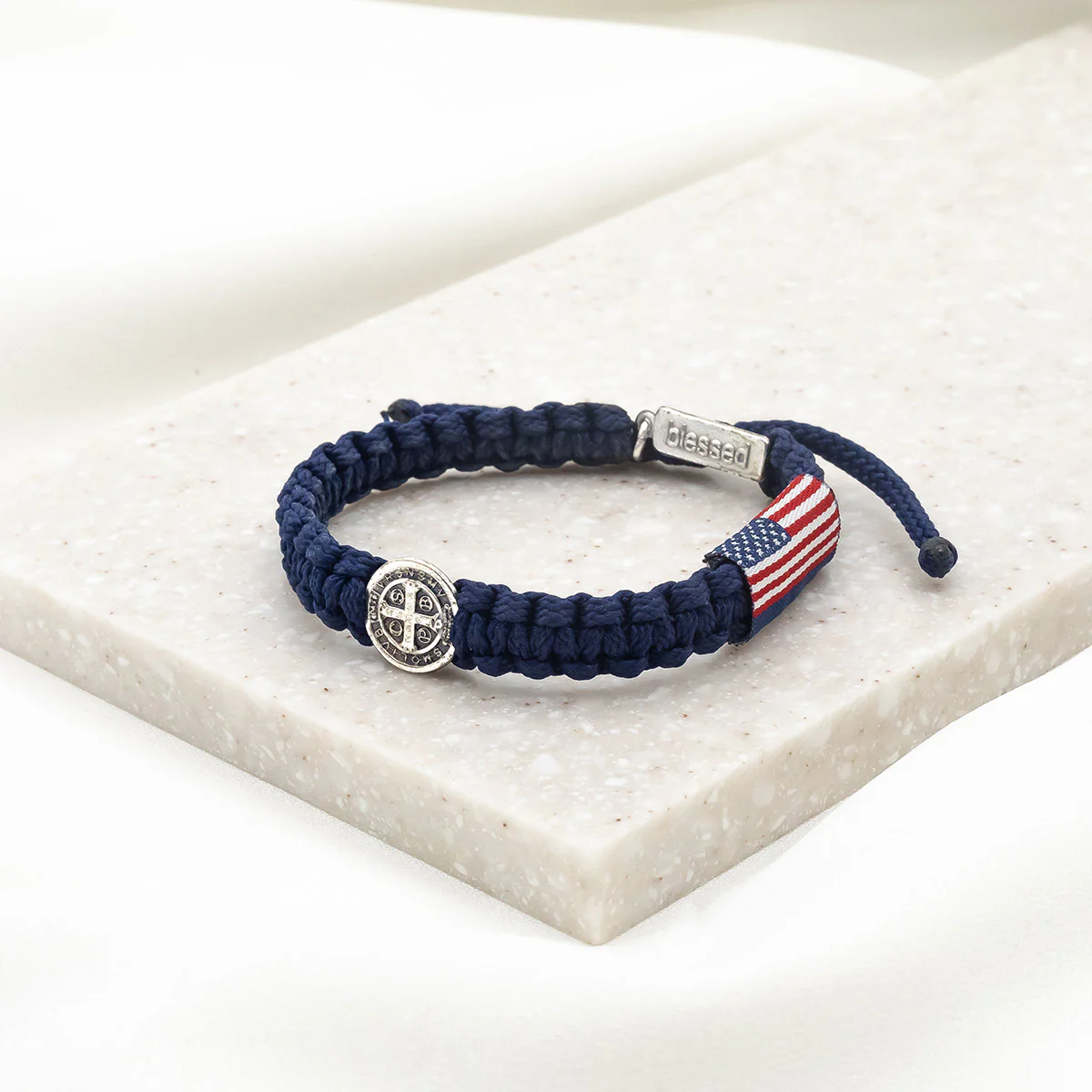 God Bless America Bracelet – Faith & Patriotism Jewelry - Blessed Bands