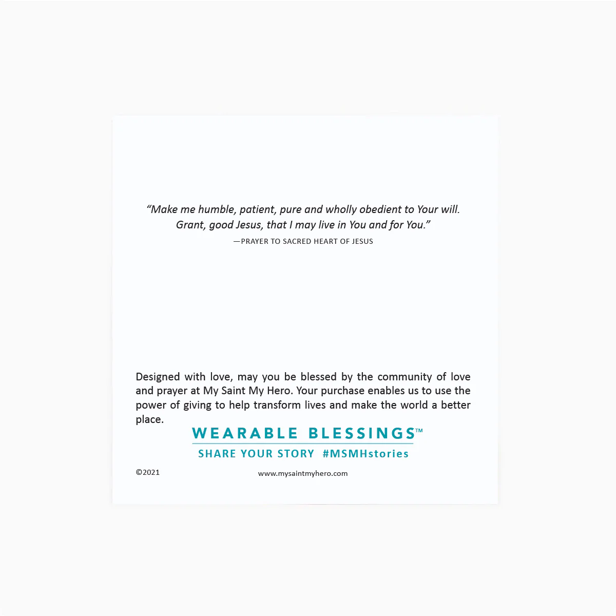 Heart of Jesus Diamond Cross Necklace – Faith & Love - Blessed Bands