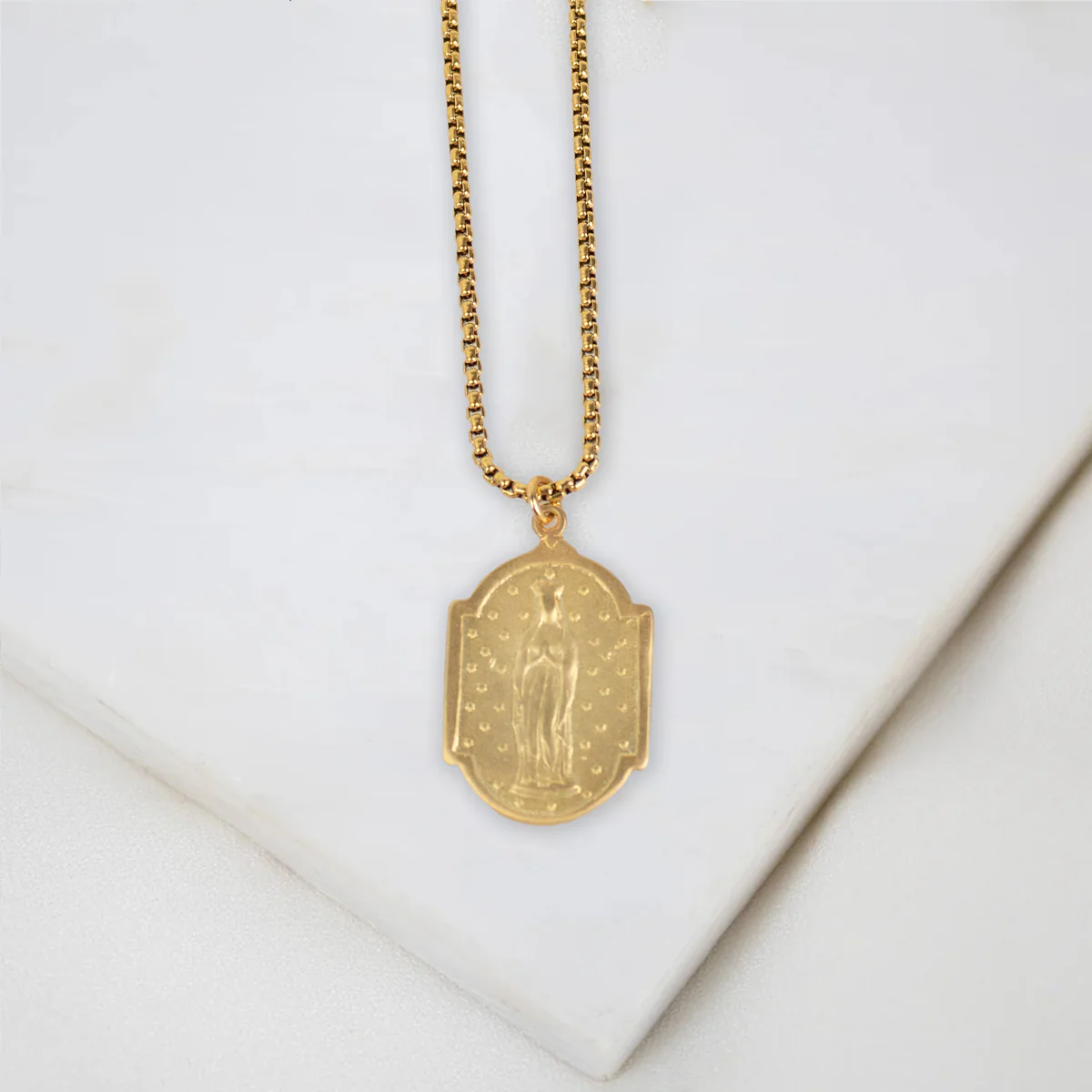 Our Lady of Abundance Necklace – Blessing & Faith Pendant - Blessed Bands