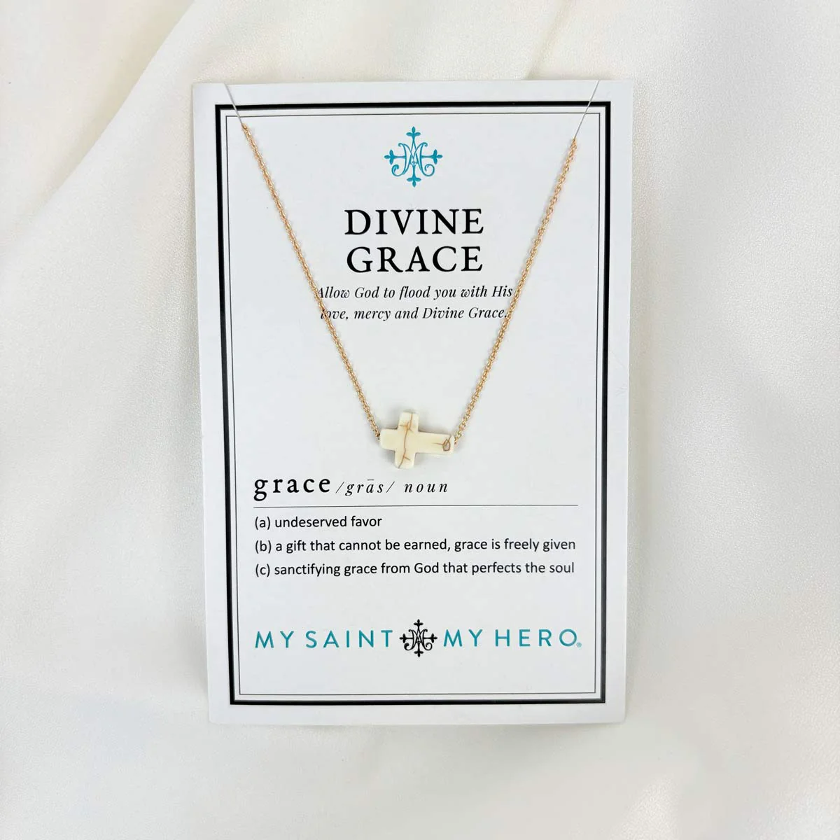 Divine Grace Necklace – Faith, Hope & God’s Love - Blessed Bands