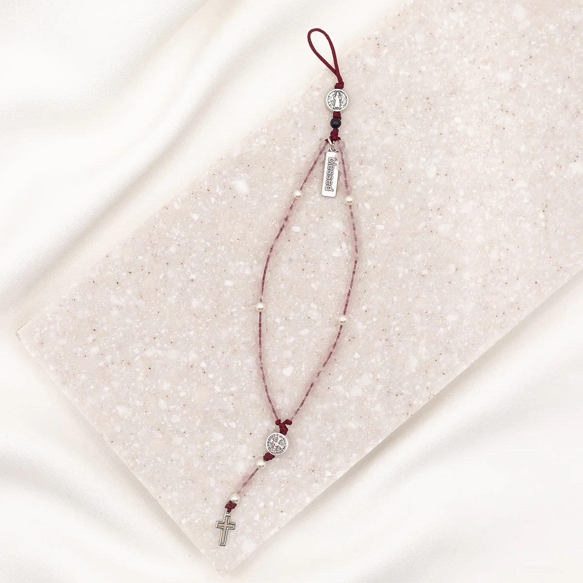 St. Benedict Christian Protection Phone Charm - Blessed Bands