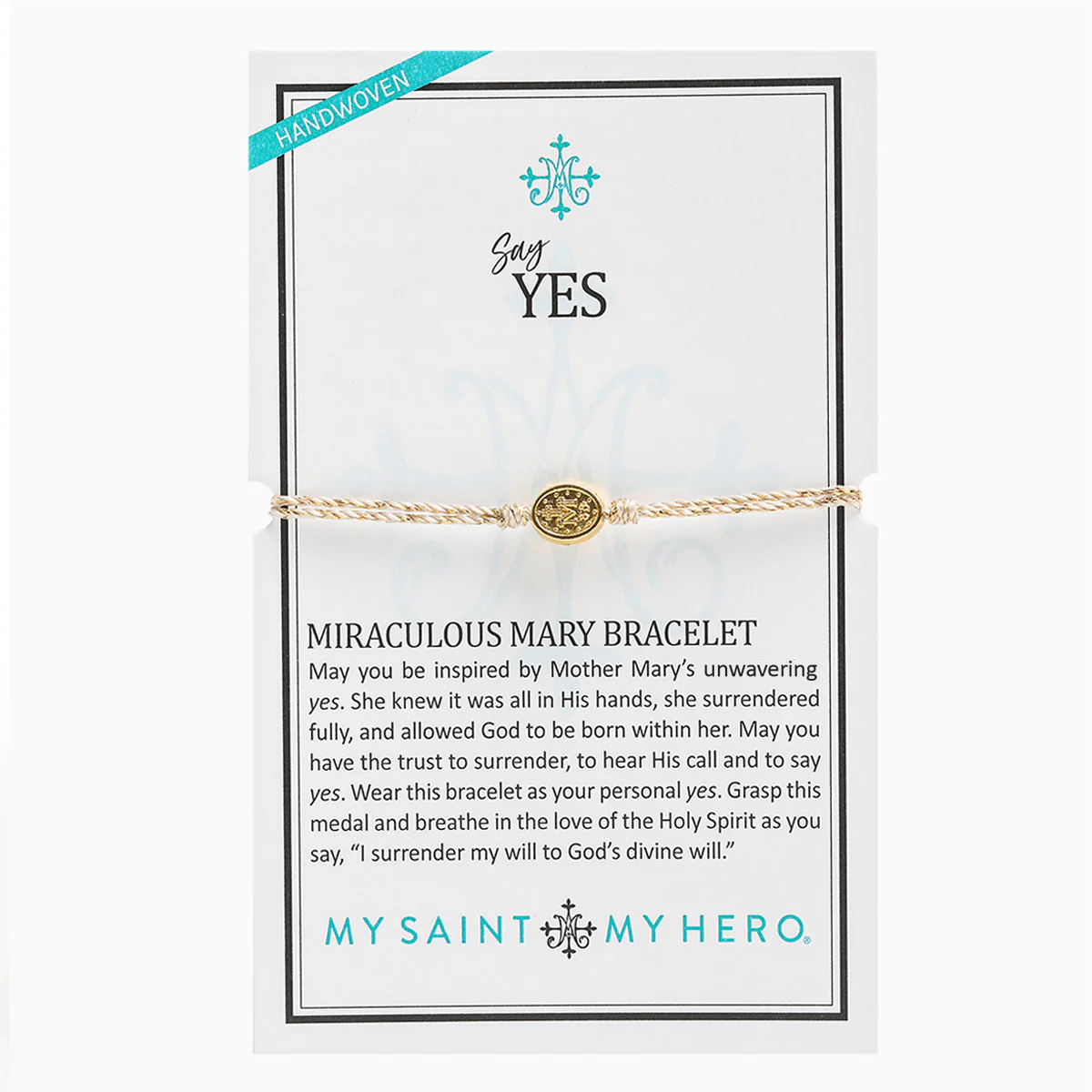 Say Yes Miraculous Mary Bracelet – Faith & Trust Jewelry - Blessed Bands