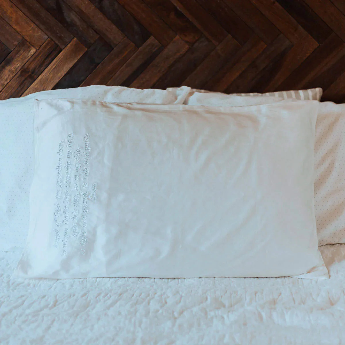 Guardian Angel Comfort Silk Pillowcase - Blessed Bands