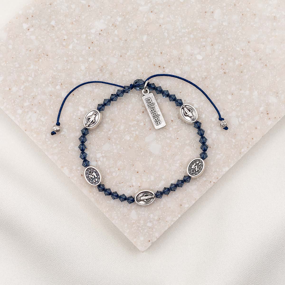 Our Lady Queen of Peace Stack – Faith & Peace Jewelry Set - Blessed Bands