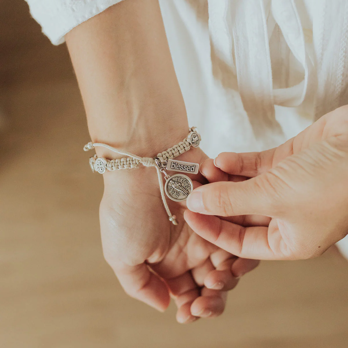 Choose Your Saint Medals – Medium Christian Pendants - Blessed Bands