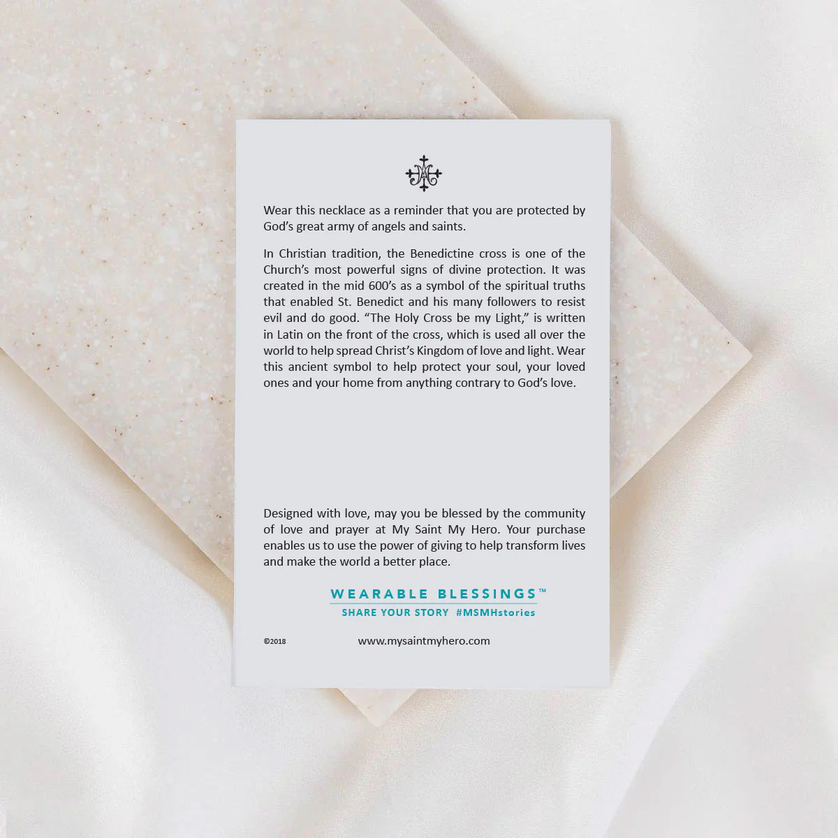 Blessings by the Yard Necklace – Continuous Grace & Faith - Blessed Bands