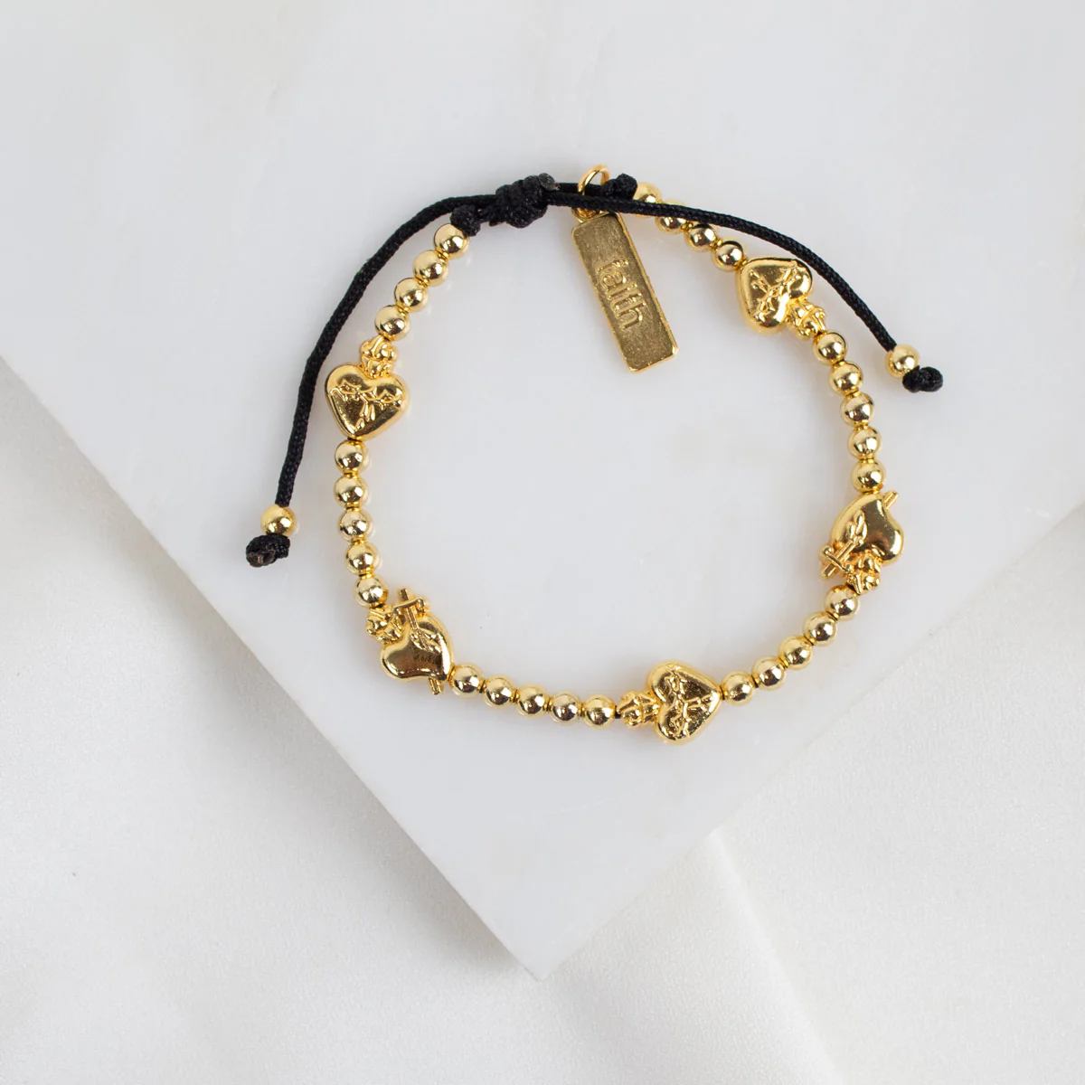 Sacred Heart of Jesus Faith Bracelet for Prayer - Blessed Bands