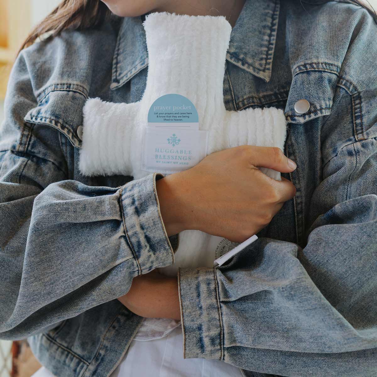 Huggable Prayer Pillow – Comfort & Faith for Prayer Time - Blessed Bands