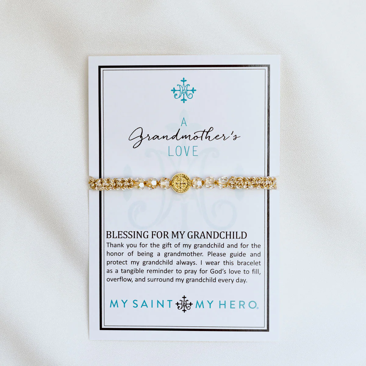 Grandmother’s Blessing Gold Bracelet Bundle – Faith & Love - Blessed Bands