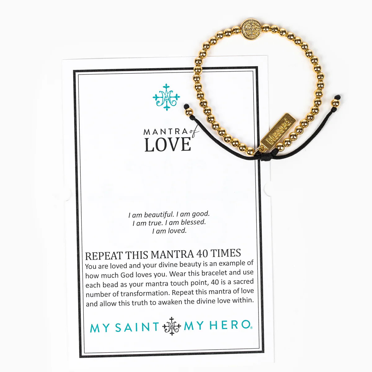 Mantra of Love Benedictine Bracelet – Faith & Devotion - Blessed Bands