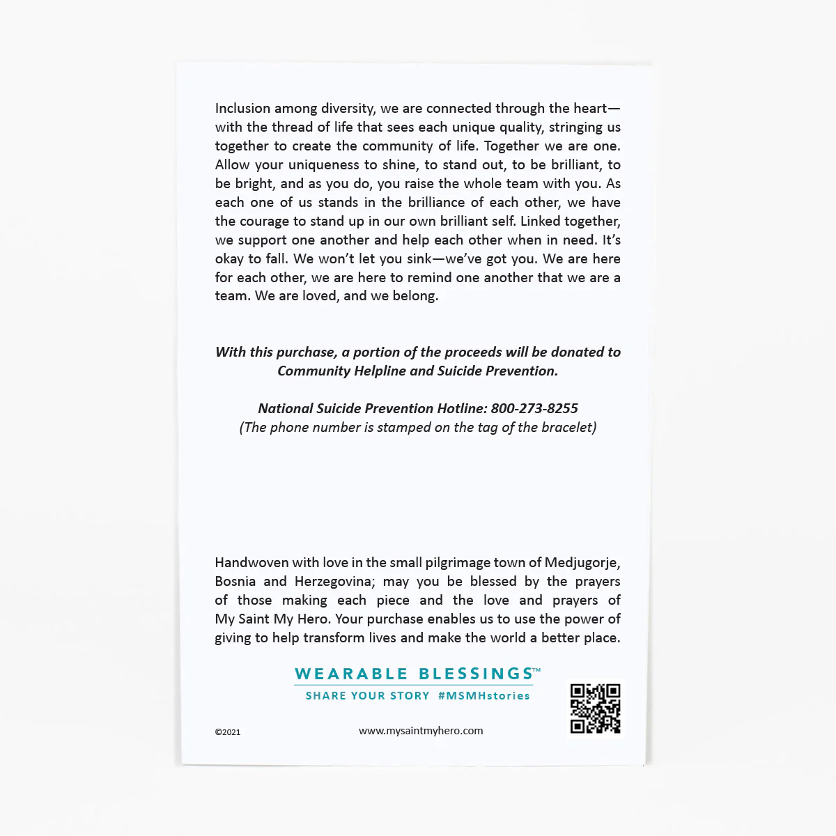 Belonging Heart Upon Heart Bracelet – Faith & Unity - Blessed Bands