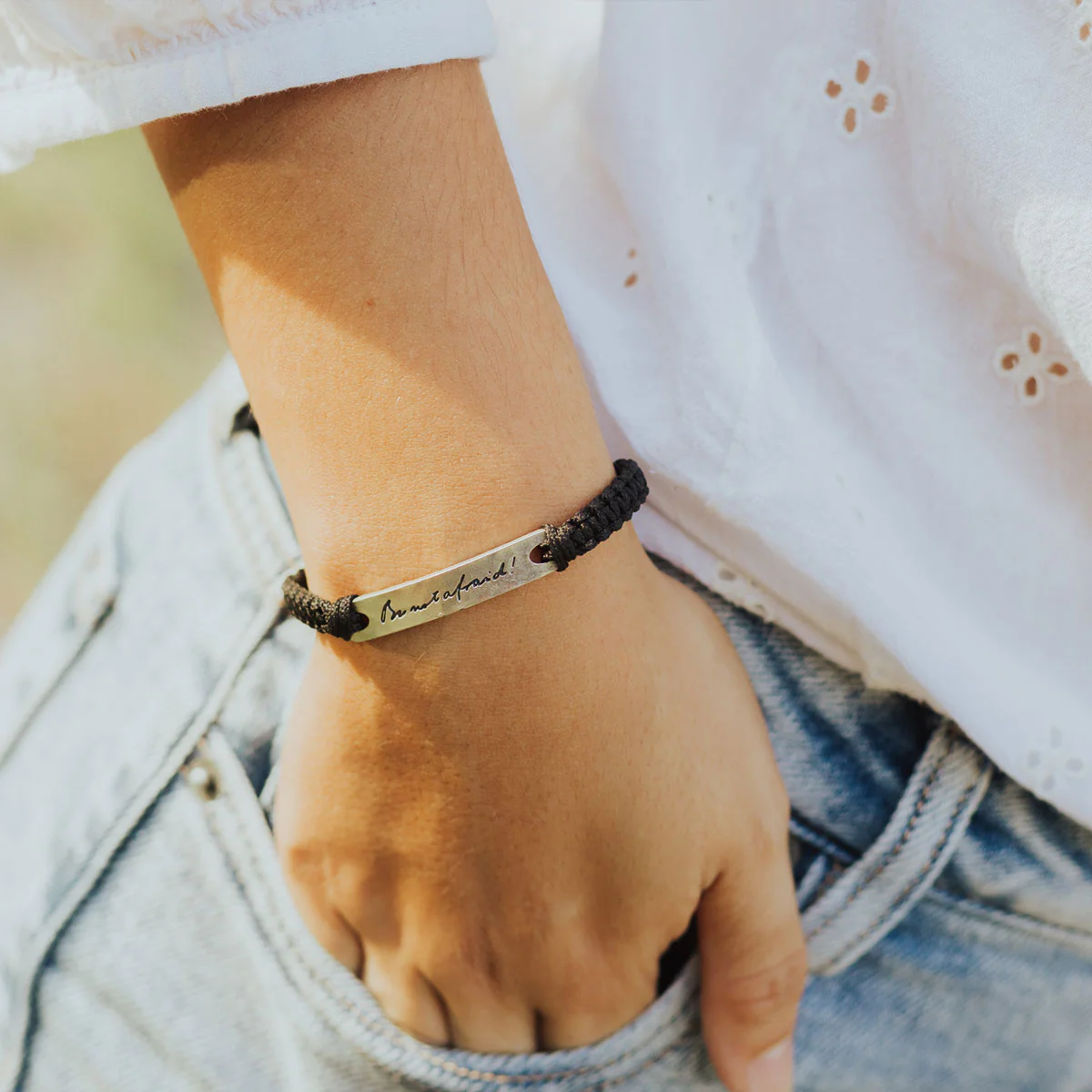 Be Not Afraid Bracelet – Courage & Faith Jewelry - Blessed Bands