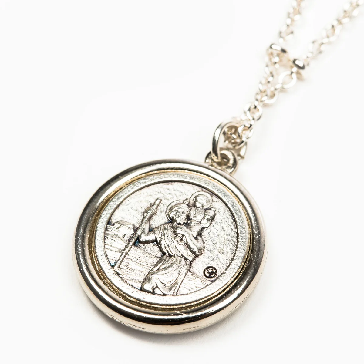 Archangel Michael & St. Christopher Protection Necklace - Blessed Bands