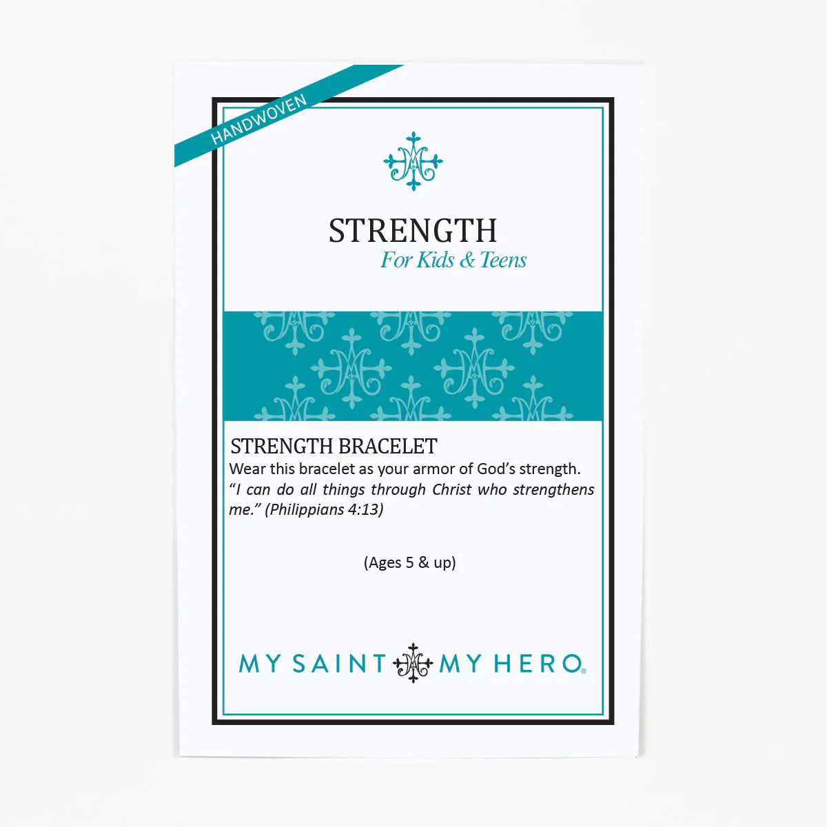 Strength Bracelet for Kids & Teens – Faith & Courage - Blessed Bands