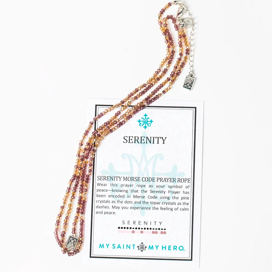 Serenity Morse Code Prayer Rope – Peace & Faith Gift - Blessed Bands