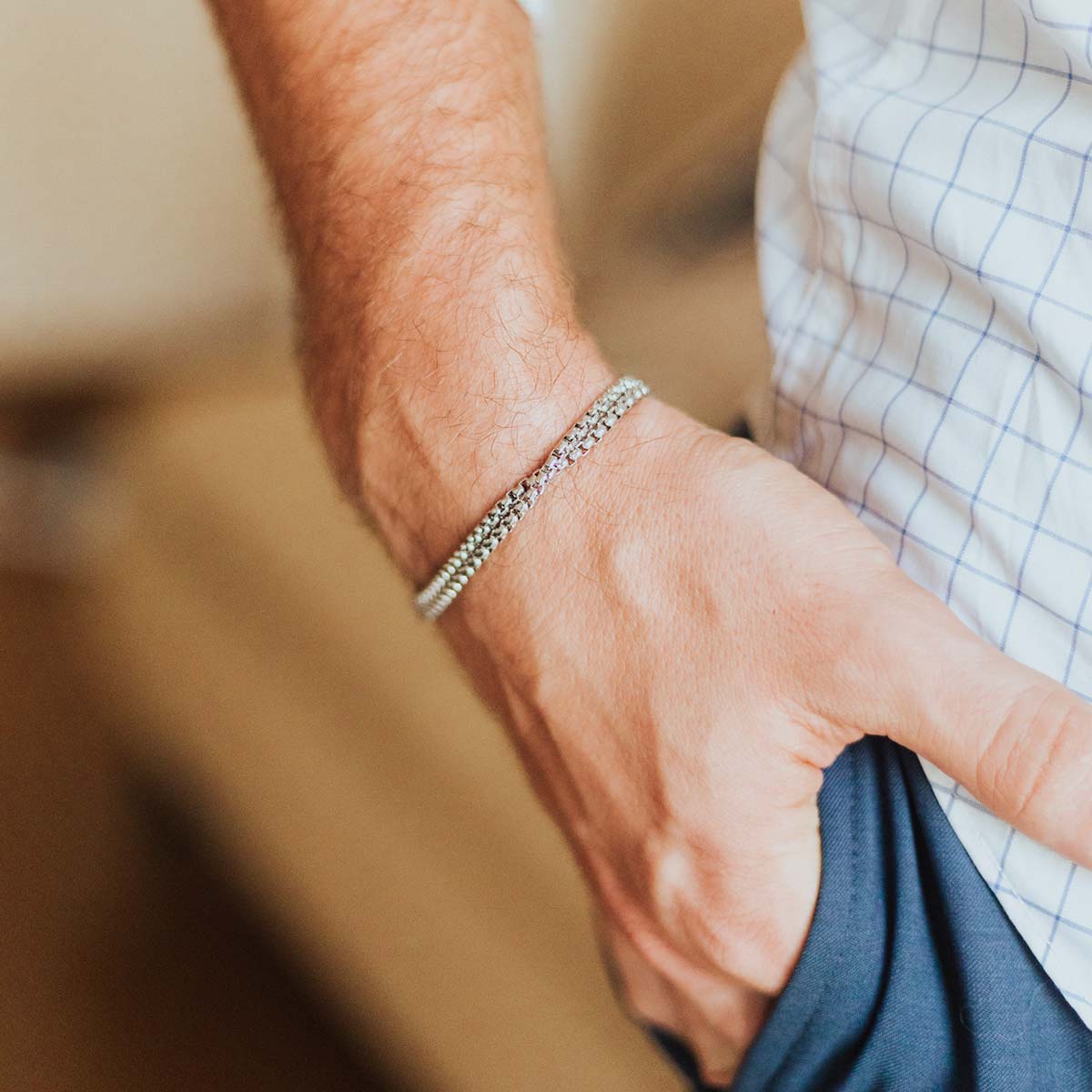 Filled by Faith Christian Chain Bracelet - Blessed Bands