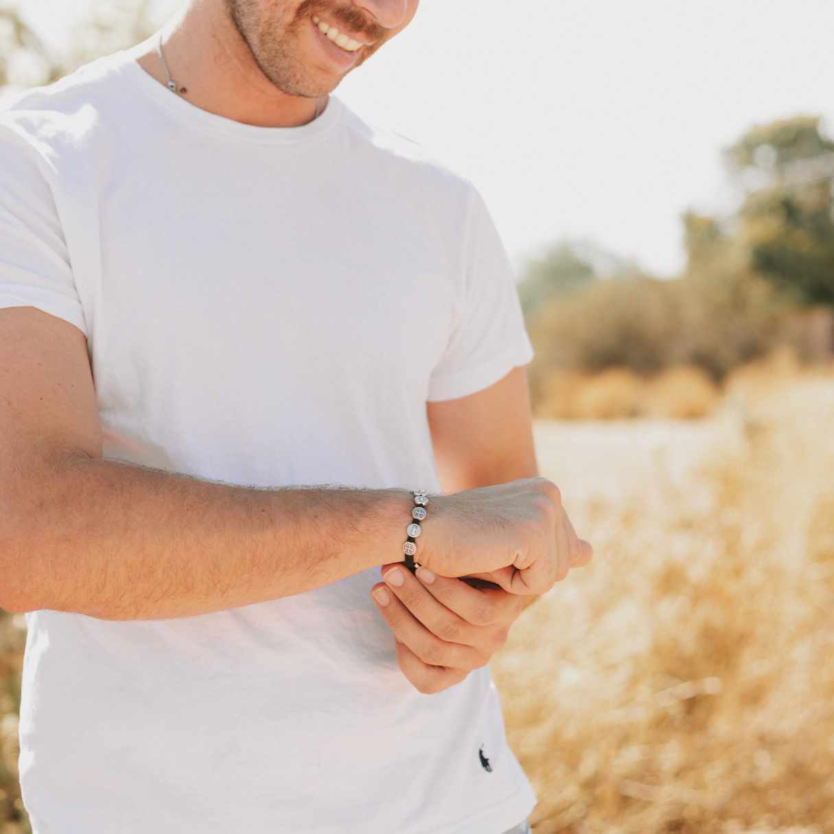 Benedictine Blessing Bracelet for Him – Faith & Protection - Blessed Bands