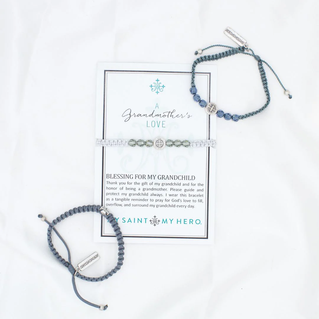 Grandmother’s Blessing Silver Bracelet Bundle – Faith & Love - Blessed Bands