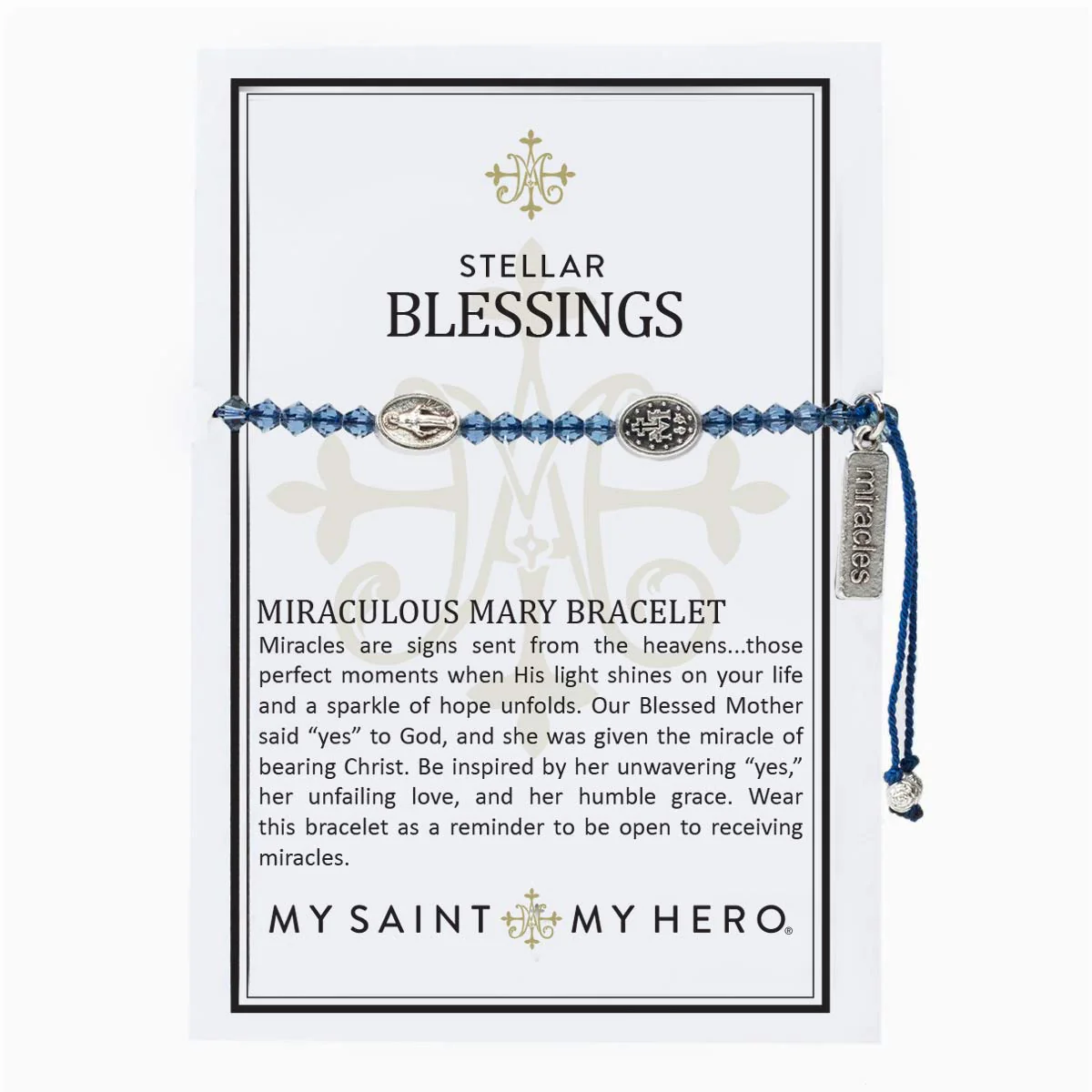 Stellar Blessings Miraculous Mary Bracelet – Faith & Grace - Blessed Bands