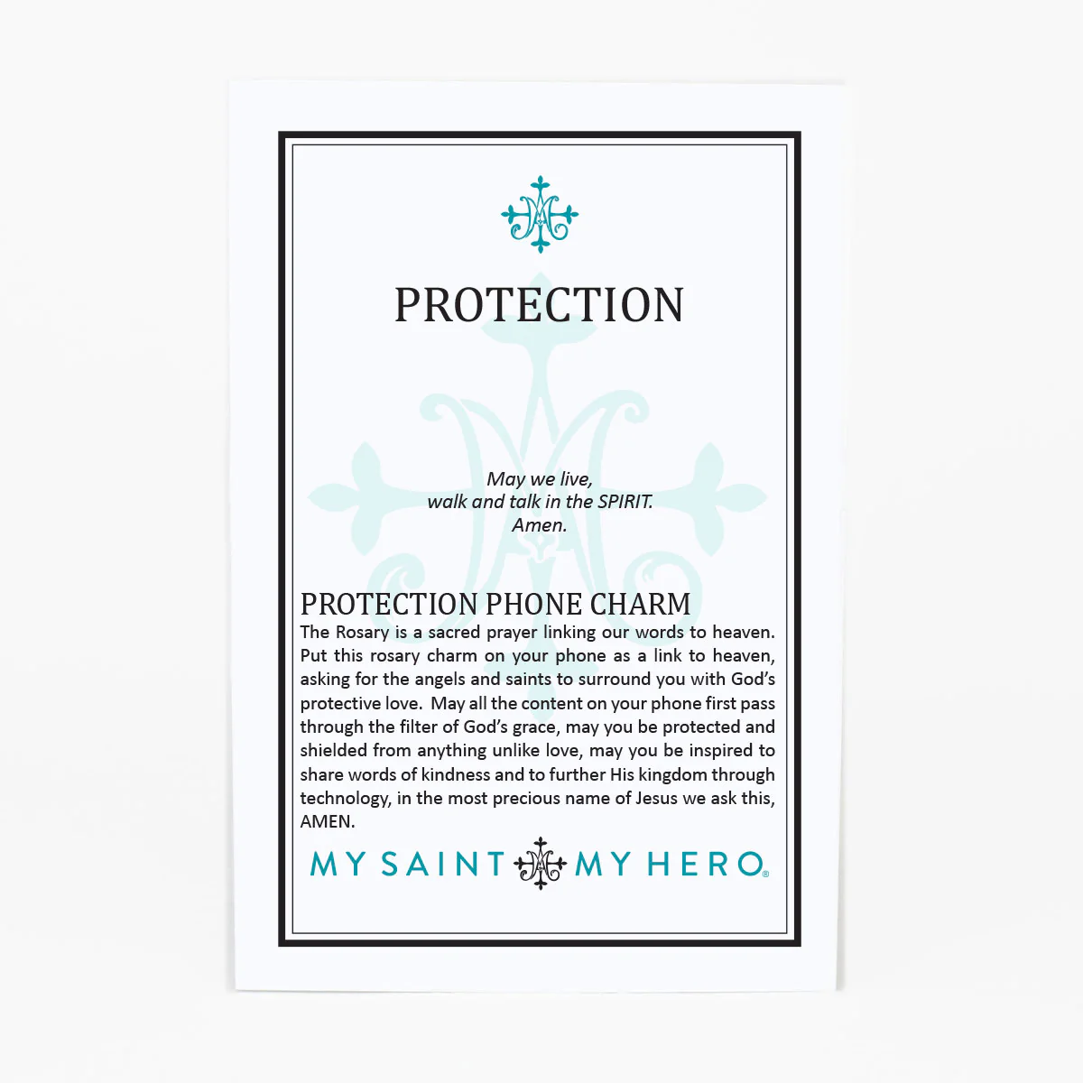 St. Benedict Christian Protection Phone Charm - Blessed Bands