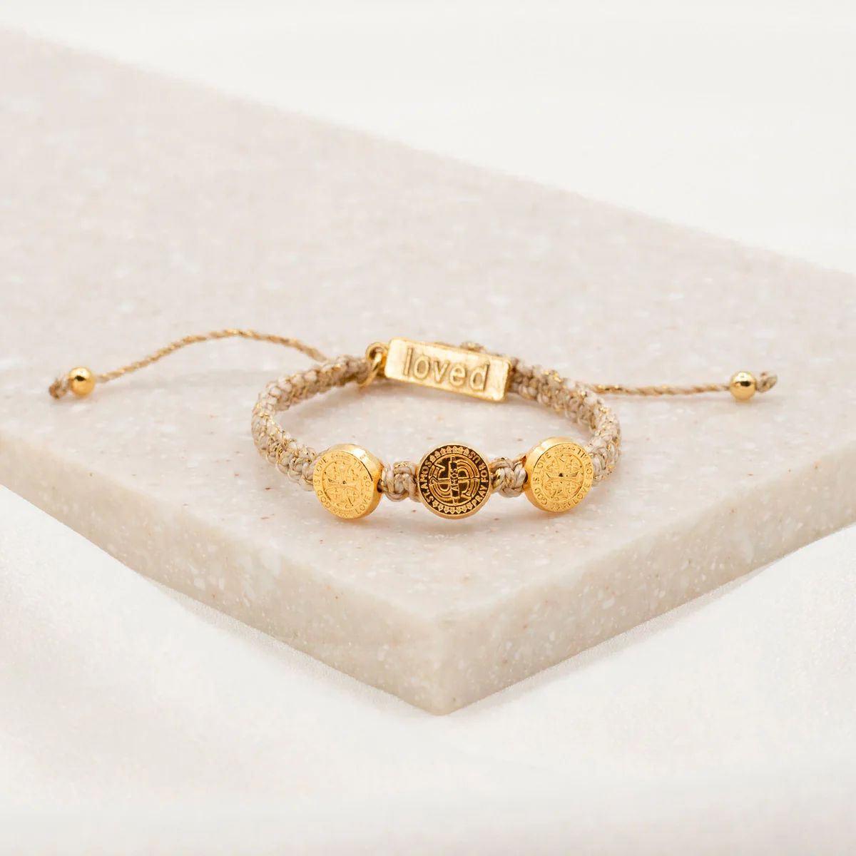 Share the Love St. Amos Bracelet for Kids – Metallic - Blessed Bands