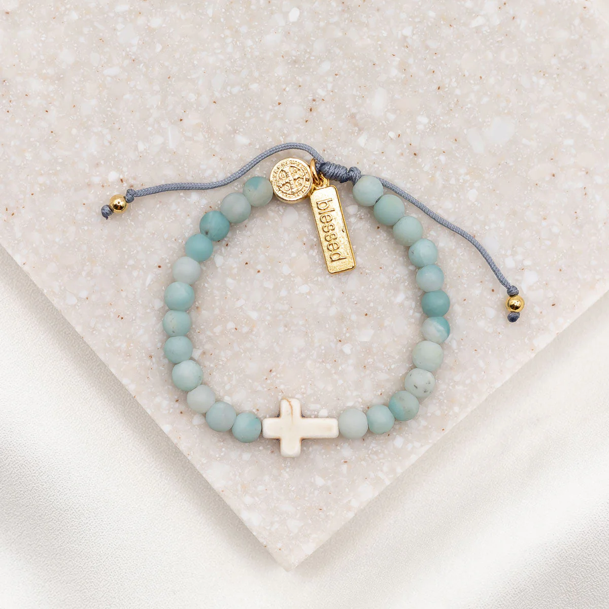 Divine Grace Cross Bracelet – Faith & Blessing Jewelry - Blessed Bands