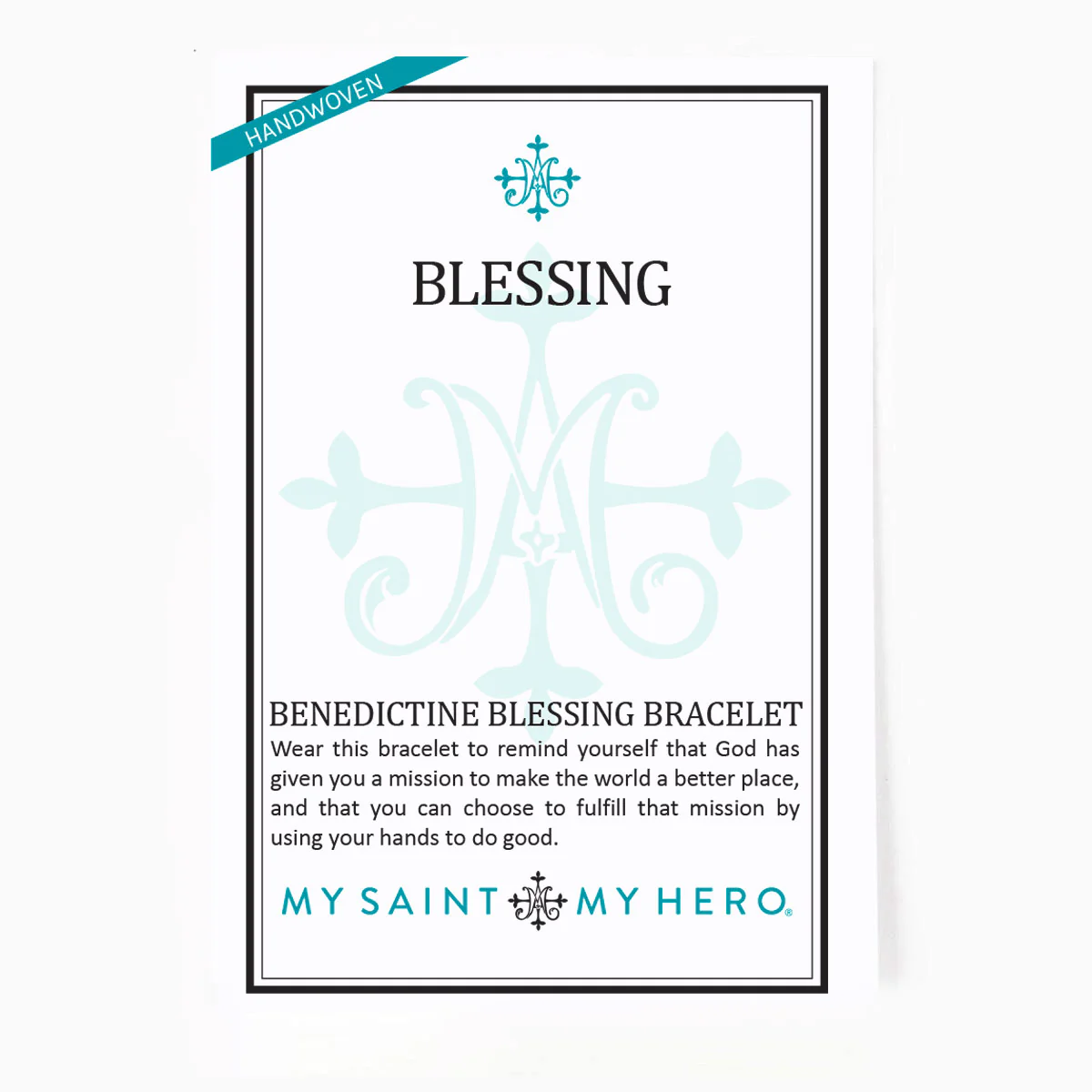 Benedictine Blessing Bracelet with Rose Gold Medals - Blessed Bands