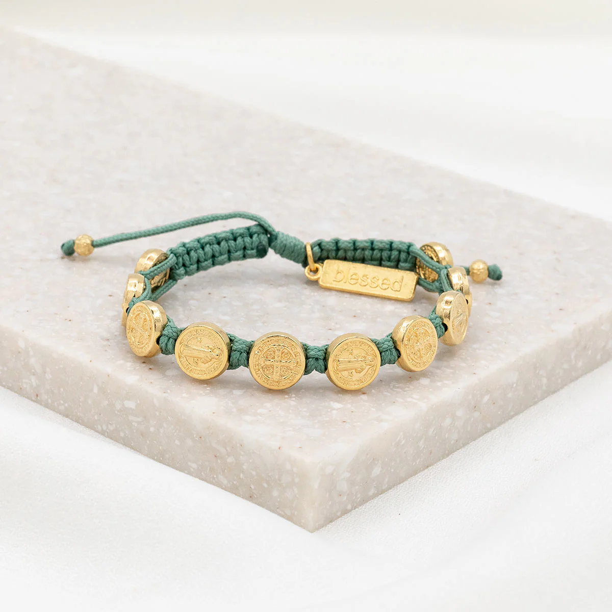 Benedictine Blessing Bracelet – Gold Medal Faith Jewelry - Blessed Bands