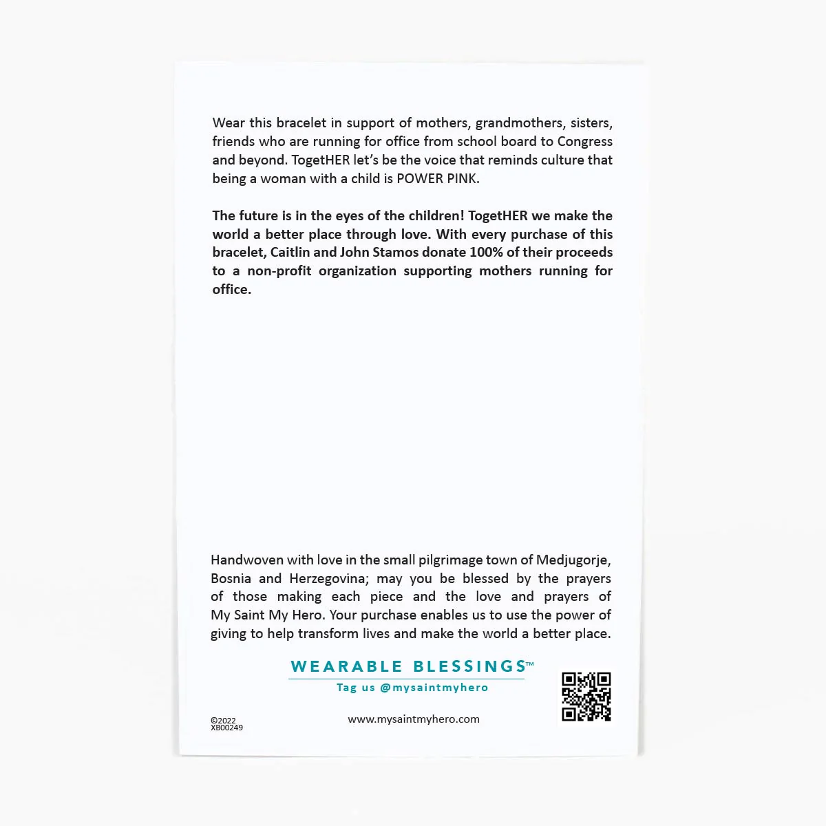 Share the Love Power Pink Kids’ Faith Bracelet - Blessed Bands