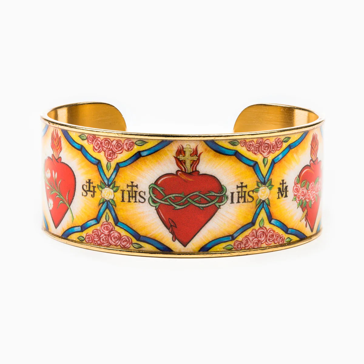 Holy Family Everlasting Heart of God Cuff – Faith & Love - Blessed Bands
