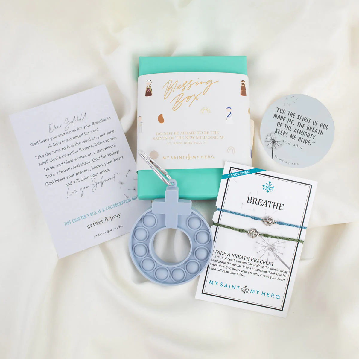 Godchild Quarterly Subscription Box – Faith Gifts & Blessings - Blessed Bands