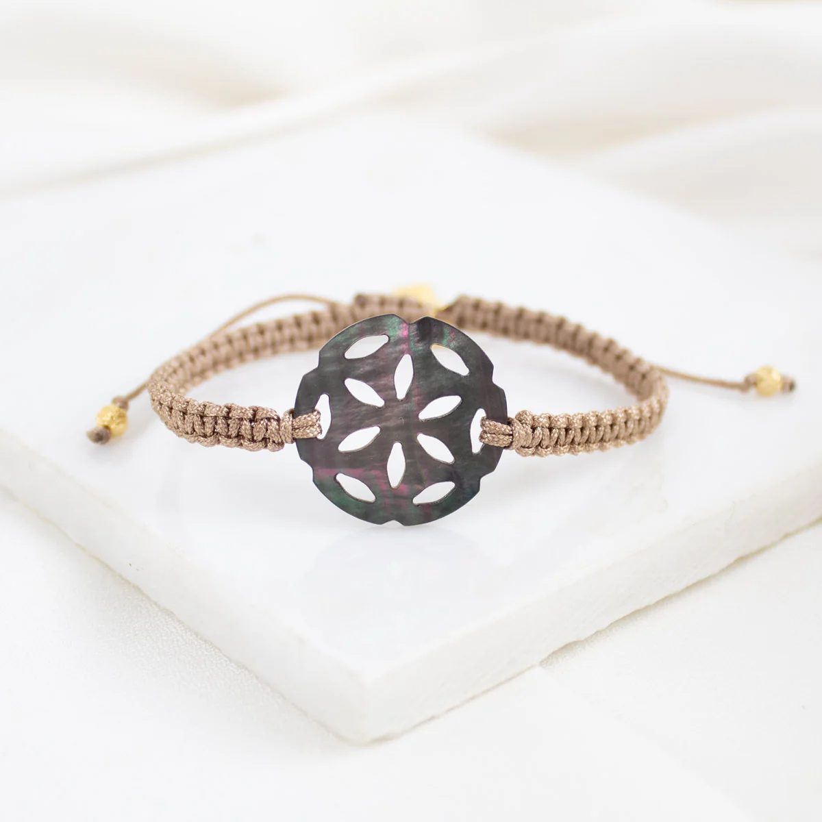 St. Mary Magdalene Mother of Pearl Faith Bracelet - Blessed Bands