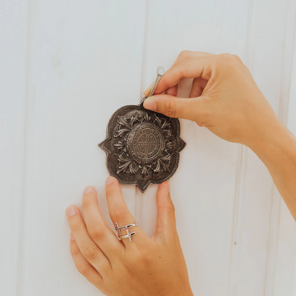 Saint Benedict House Blessing Medallion - Blessed Bands