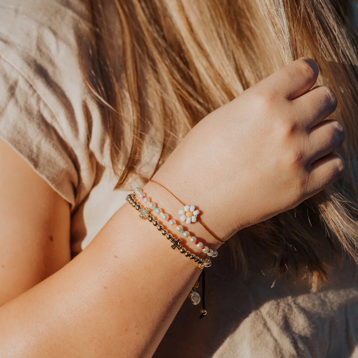 Happy Stack – Joy & Faith Inspired Christian Jewelry Set - Blessed Bands