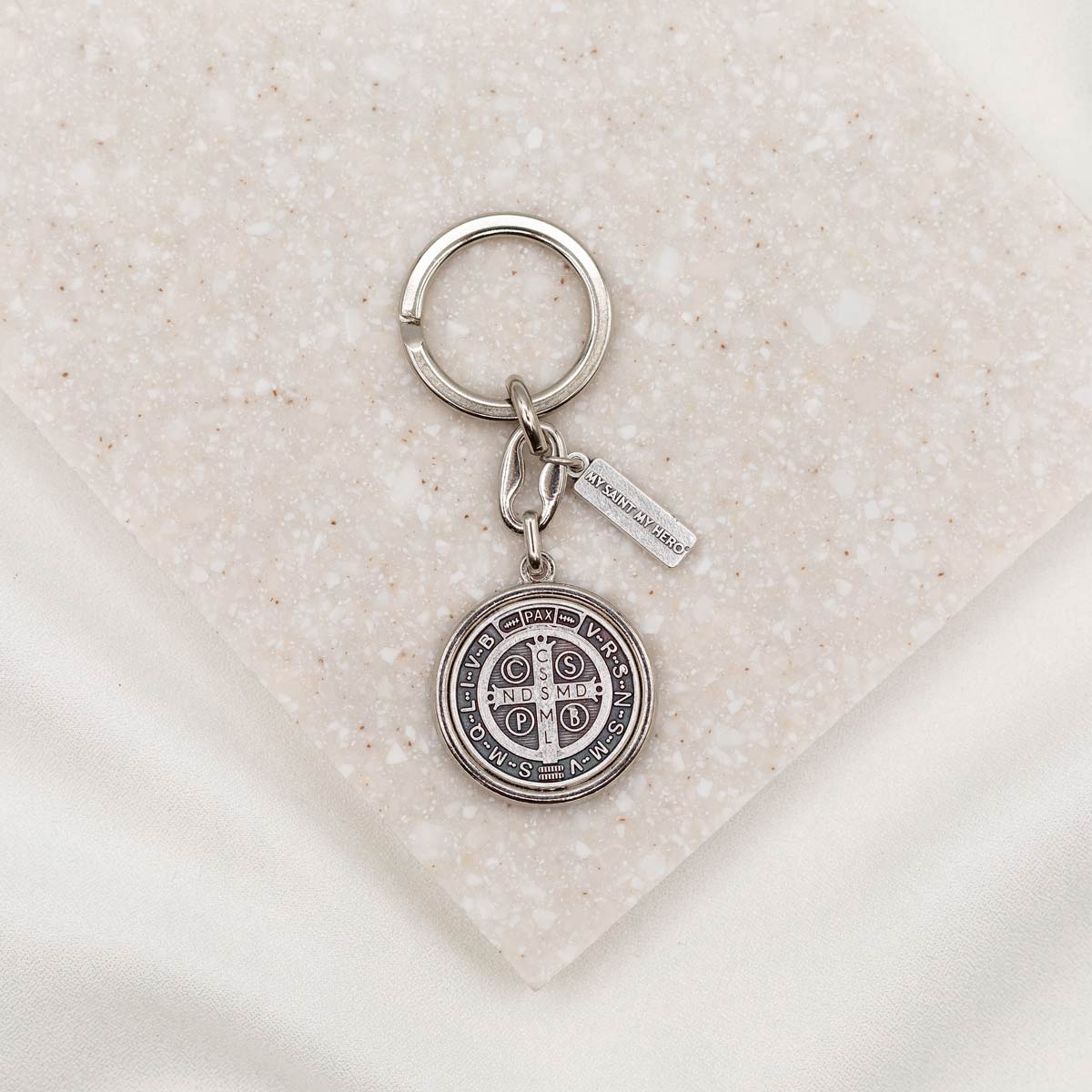 St. Benedict Key Ring – Spiritual Protection Accessory - Blessed Bands