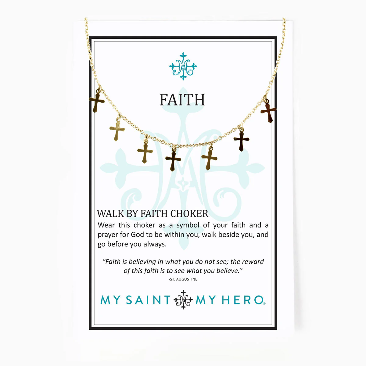 Walk by Faith Choker – Bold Faith & Daily Strength - Blessed Bands