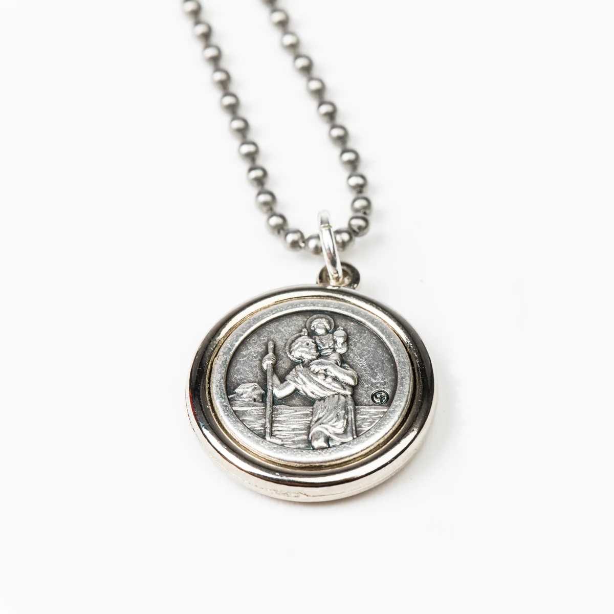 Archangel Michael & St. Christopher Faith Protection Necklace - Blessed Bands