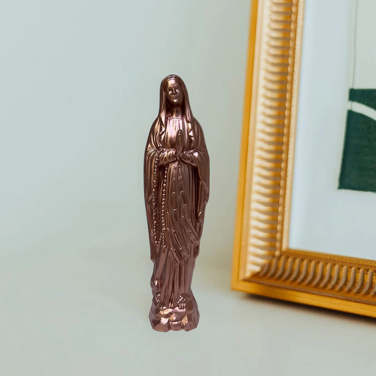Our Lady of Lourdes Statue – Small Devotional Figure - Blessed Bands