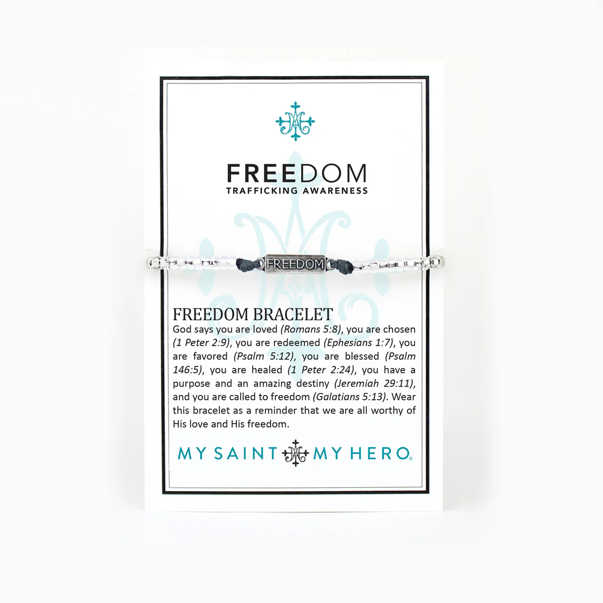 Freedom Bracelet – Human Trafficking Awareness & Faith - Blessed Bands