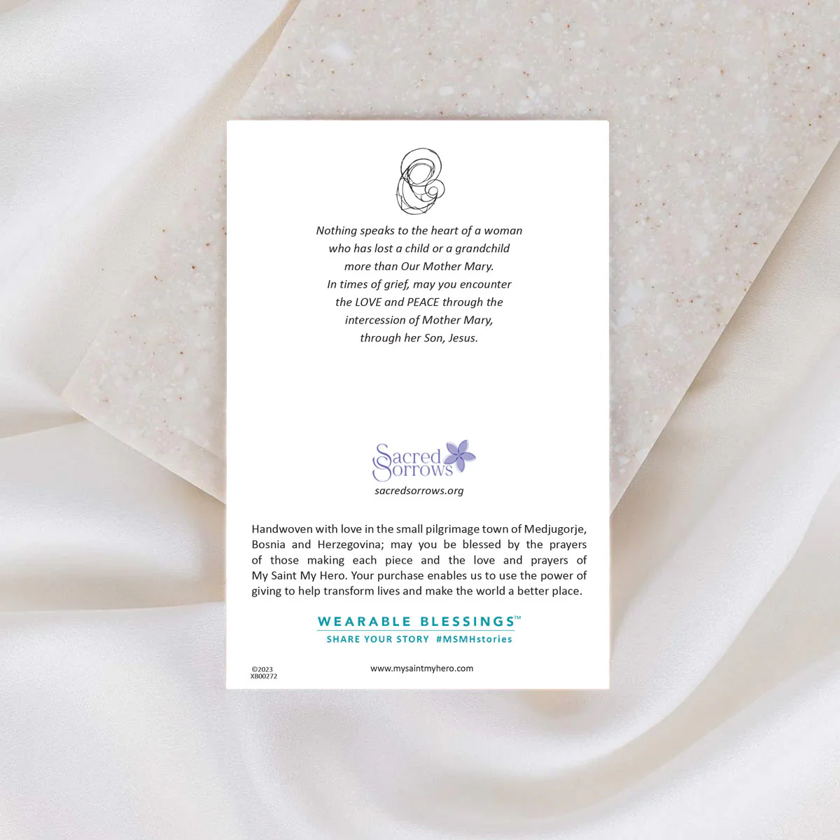 Mother of Comfort Bracelet – Peace & Compassion - Blessed Bands