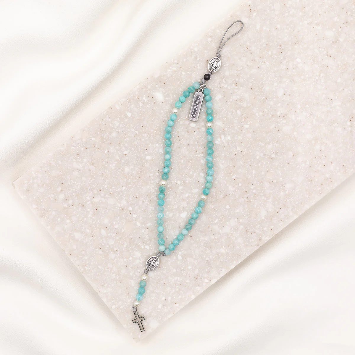 Miraculous Mary Christian Phone Charm Accessory - Blessed Bands